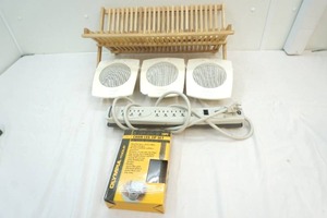 drying rack, air purifiers, surge protector, leg tip set