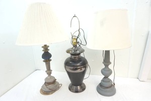 table lamps and floor lamp