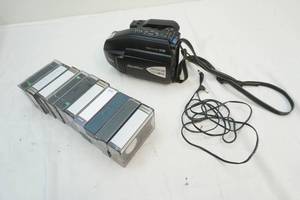 Quasar Palmcorder with tapes
