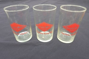 Grain Belt beer glasses