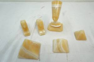 marble Egyptian figurines