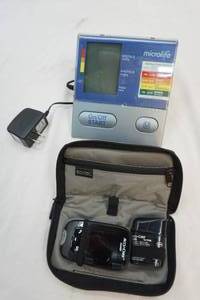 Microlite blood pressure machine and Accu-Chek blood sugar reader with strips