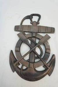 metal maritime wall plaque