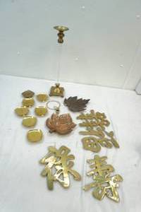 brass, metal and copper decor items