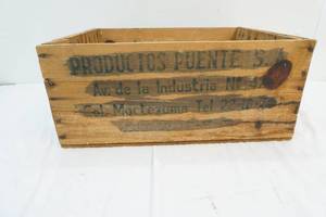 wood crate