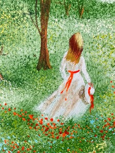 Bright and Beautiful Original Framed Art by Vernon
