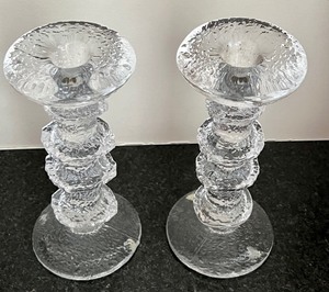 Pair of iittala Candle Holders