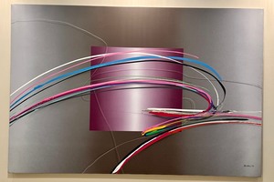 Large and Colorful Abstract Painting
