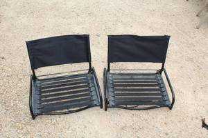 lot 340 image: Lot of (2) Allstar Stadium Folding Chairs