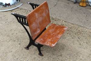 lot 341 image: Vintage Sears Robuck & Co MetalWood Chair