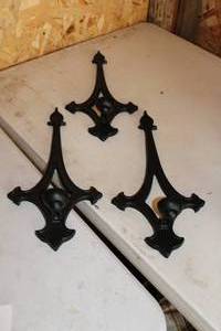 lot 415 image: Lot of (3) 17 Wall Sconce Candleholders