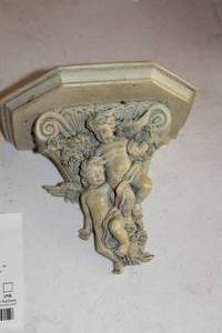 lot 417 image: 6 Angel Decorative Shelf