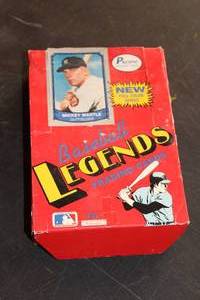 lot 443 image: Lot of (1 Box) Vintage Pacific Legends Baseball Trading Cards 36-Ten Card Packs (Unopened)