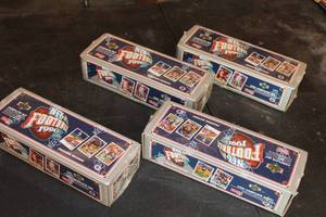 lot 446 image: Lot of (4 Boxes) 1991 Premier Edition NFL Football Trading Cards (Unopened)