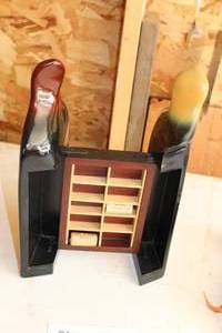 lot 487 image: Wine Cork Display Cabinet