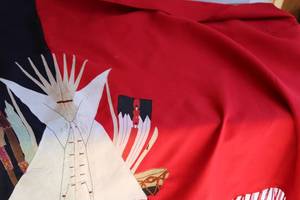 lot 502 image: Native American Ceremonial Cloak
