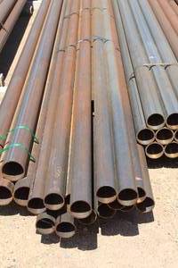lot 987 image: Lot of (14) 40 GA Metal Pipes 19x3