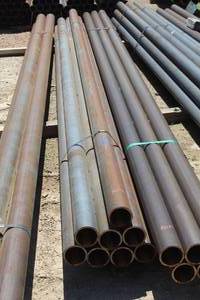 lot 992 image: Lot of (8) 80 GA Metal Pipes 15-12x3-12
