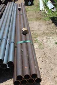 lot 995 image: Lot of (7) 80 GA Metal Pipes 17-12x3-12