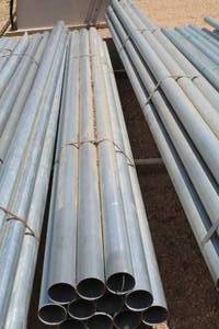 lot 1011 image: Lot of (11) Metal Pipes 18x16x4-12
