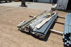 lot 1015 image: Lot of  12 Assorted Soffit Panels and Drip Edge