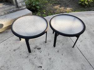 Pair Of Patio End tables