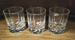 Three Crystal Tumblers By Miller Rogaska