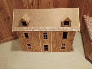 Vintage Wood Doll House