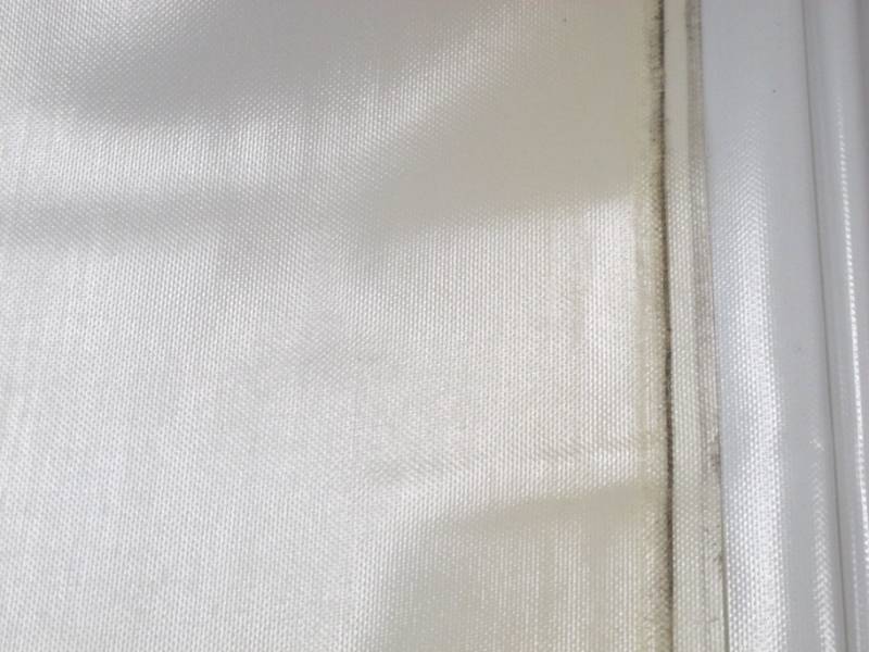 lot 758 image: NEW Vinyl Tarp - 10 x 15  White  White Vinyl Tarp - 20 oz. Heavy Duty