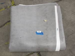 lot 732 image: NEW Vinyl Remnant - 50 oz. 10 x 17 GrayWhite Vinyl tarp - Super Heavy Duty