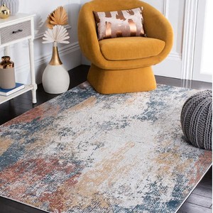 lot 739 image: Reflection Area Rug or Runner, Multi-Color, Rug Size  7 ft. 10 in. x 10 ft.
