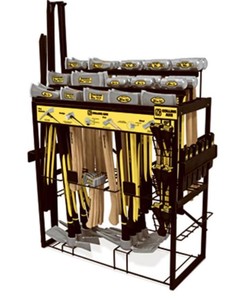 lot 751 image: Truper R-HIMP-S-C 48 in. Free Standing All Steel Striking Tool Rack (NEW)