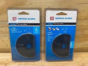IMPERIAL BLADES Lot of 2- MM410 Universal Fit 3-Inch Segment Oscillating Saw Blade for Fein, Rockwell, Bosch, Milwaukee and Makita