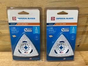 IMPERIAL BLADES Lot of 2- MM620 Flush Cut Carbide Universal Oscillating Triangle Rasp