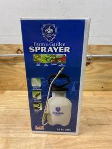 HARVEST KING Farm & Garden Sprayer, White, 1 Gallon