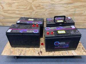 LIBERTY PUMPS Lot of 4- StormCell Severe Duty Batteries- B12V31-WET