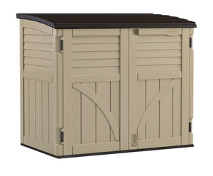 SUNCAST 2 ft. 8 in. x 4 ft. 5 in. x 3 ft. 9.5 in. Resin Horizontal Storage Shed
