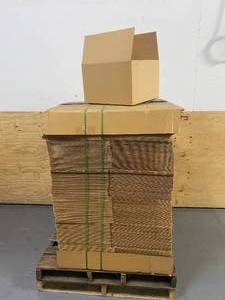 Pallet of 300 Cardboard Boxes