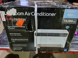 LG 14000 BTU dual invertor air conditioner (new open box)