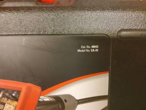 Ridgid Micro CA-25 inspection camera, New