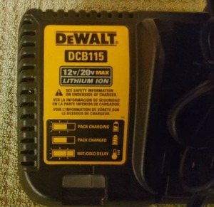 Dewalt 12v and 18v rapid battery charger, NEW