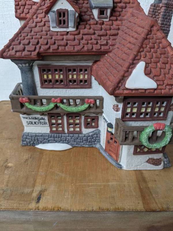 lot 160A image: RETIRED Vintage Department 56 Heritage Village Collection Mr. Wickfield Solitor Dickens Village Series by David Copperfield N