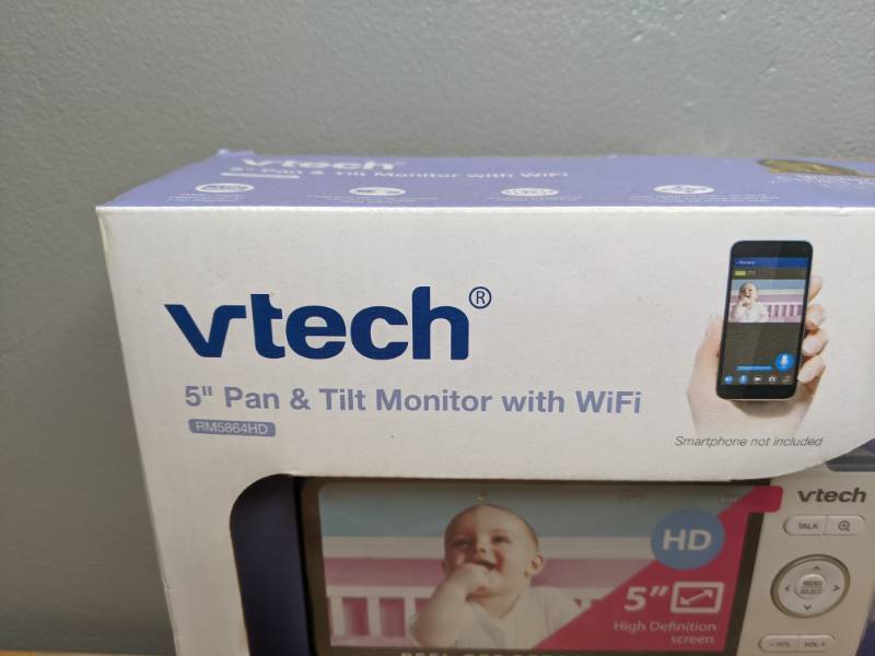 lot 18A image: Brand New VTech Rm5864 HD Remote Pan & Tilt Baby Monitor RM5864HD T