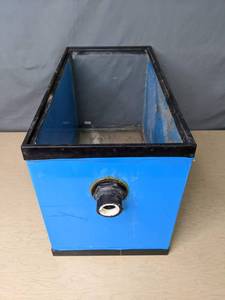 lot 95 image: Painted Aquarium Drilled Tank with Bulkhead Fitting X