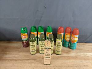 lot 199 image: Assortment of (12) Bottles of Insect Repellant Off Ticks, Dry & Smooth and All Terrain Herbal Armor N