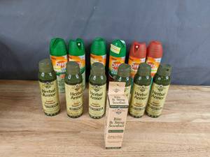 lot 200 image: Assortment of (13) Bottles of Insect Repellant Off Ticks, Dry & Smooth and All Terrain Herbal Armor N
