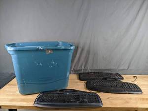lot 297 image: Assortment of Computer Keyboards and More Z