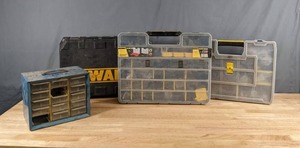 lot 298 image: Assortment of Tool Organizers with Nails, Screws and More Z