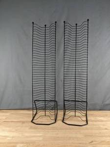 lot 318 image: Pair of Vertical Wire Organizational Racks Z