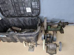 lot 311 image: Collection of GrindingPolishing Wheels (Craftsman, Wissota, and Others) includes Tote Z